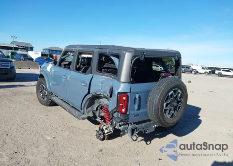 2024 Ford Bronco Outer Banks z USA, uszkodzony, nr VIN 1FMEE8BP9RLA19296